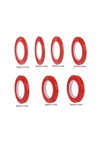 Resim Çtbk-25m 25 Mm Çift Taraflı Bant Şeffaf Silikonlu Tip 5mt 1 Ad 