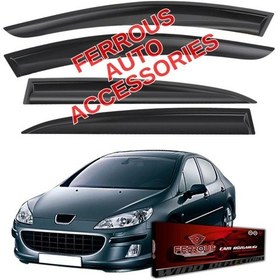 Resim Peugeot 407 Ferrous Cam Rüzgarlığı 4lü 2004 2011 