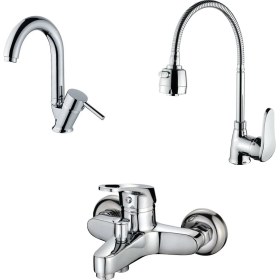 Resim Arçe Banyo Mutfak Lavabo Seti 