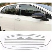 Resim Vw Golf 8 2020 Sonrası Cam Çerçevesi Krom 12 Prç. P.çelik 