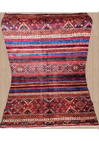 Resim Dekoratif Dijital Baskı Pamuklu Kaymaz Taban Kilim 1028 Lacasa Bordo 