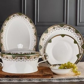 Resim AR 33031 Aryıldız Prestige Porselen 83 Parça Yemek Takımı 
