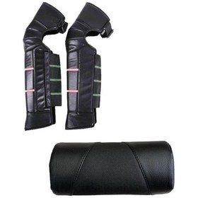 Resim Bike Sky Diz & Bacak Koruma Deri Reflektörlü + Arka Çanta Yastığı 