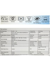 Resim NYF Wevolt DVR Kayıt Cihazı 4,3 inç Dikiz Ayna Ekranlı Çift Kamer 