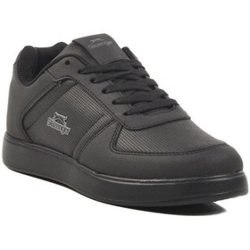 Resim Slazenger Point G Siyah Nubuk Fileli Kadın Spor Ayakkabı Beyaz 