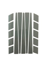 Resim Şerit Tasarımlı Taş Grisi Motosiklet Kask Sticker Çınar Extreme 