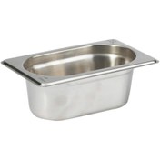 Resim Natsan Paslanmaz Çelik Gastronom/gastronorm Küvet Gn 1/9-65 (17,6 X 10,8 X 6,5 CM) 