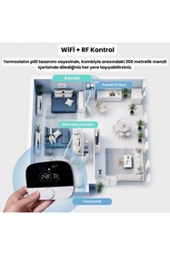 Resim Novato Wifi Kablosuz Akıllı Oda Termostatı T9W ( Tuya - Smart Life Uyumlu) 