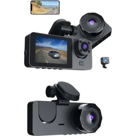 Resim 3 Kameralı 2 Inç 1080P Araç Içi Kamera Sürüş Kamerası Carplay Grandordesing (4970) 