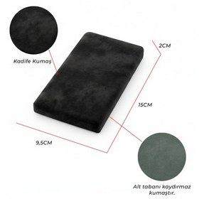 Resim Microcase Ortopedik Mouse Bilek Destek - Kaydırmaz Taban Ergonomik Mouse Önü Bilek Destek Pedi - Al5373 Siyah 