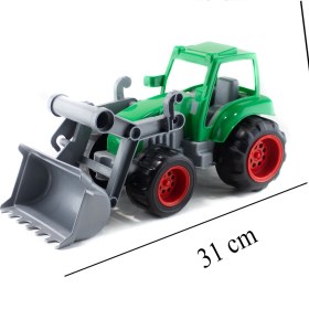Resim Mixoyuncak Oyuncak Traktör Kepçeli Römork Set 45 cm 
