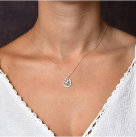 Resim Sembol Gold Rose Baget Altın Kolye 14 Ayar 