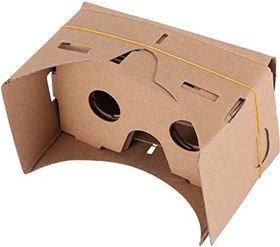 Resim Google Karton için 6 inç DIY 3D VR Sanal Gerçeklik Gözlükleri Sunta 