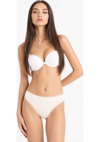 Resim DeFacto Dantel Detaylı Micro 3'lü Brazilian Külot -Fall in Love E4704AX25SMPR345 
