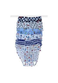 Resim Tutku 0255 Erkek Desenli Çocuk Slip Külot 6 Adet 001 