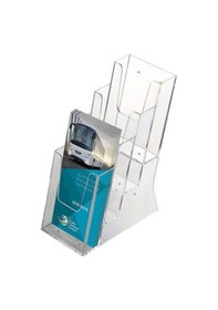 Resim Masaüstü Broşürlük 10x21cm 1/3 A4 4 Katlı 1 Adet 