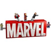 Resim Lego Marvel MARVEL Logosu ve Minifigürleri 76313 