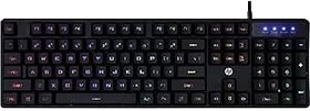 Resim Hp K300 Gaming Oyuncu Klavyesi Işıklı Usb Q EU Siyah 