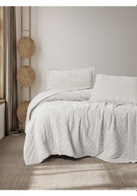Resim Cotton Box Softnest Çift Kişilik Yatak Örtüsü Boleta Taş Taş 