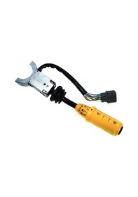 Resim Jcb iş Makınası Sağ Taraf Far ve Sınyal Kolu sarı-13 Pin 