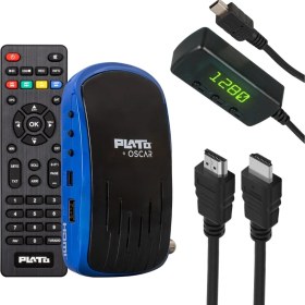 Resim Plato Oscar Çift Usbli Tkgsli Dısplay Gözlü+Tuşlu Hd Uydu Alıcısı (4767) - HNK6648-5791 