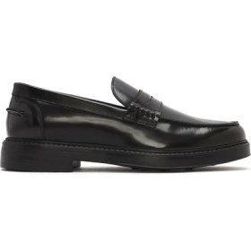 Resim Derimod Erkek Siyah Deri Klasik Loafer 25SFD722022 