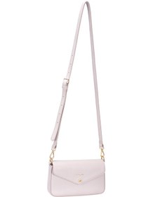 Resim David Jones Kadın Zarf Kapaklı Portföy Omuz Çantası Cm6120-6 Lila 