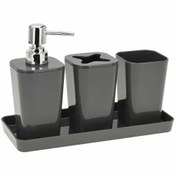 Resim Tmall Home Design Banyo Seti 4 Prç.gri-101781 