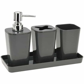 Resim Tmall Home Design Banyo Seti 4 Prç.gri-101781 