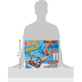 Resim Hot Wheels Çift Çemberde Depar Pist Seti - Gfh85 