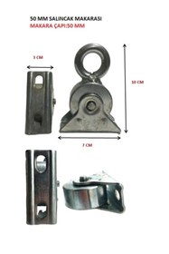 Resim ÖZMENT 50 Mm Salıncak Makarası Salıncak Aparatı 50 Mm 