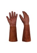 Resim Lemestar Kahverengi Geyik Derisi Bahçe Eldiveni - Uzun Kollu, Kaymazlı, Çiftlik Ve Bahçe Çalışmaları İçin, Boyut S Y211431 