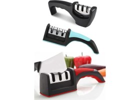 Resim Epilons Profesyonel Bıçak Bileyici 3 Açılı Tungsten Çelik Elmas Seramik Malzeme ile Bileme 