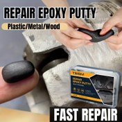 Resim 100g Epoksi Macun - Metal Epoksi Dolgu Macunu - Su Geçirmez, Isıya Dayanıklı ve Sızdırmaz, Dış Mekan Boruları, Lavabolar, Küvetler ve Pencereler İçin Uygun, Kolay Kullanım Çatlak Doldurma ve Yüzey Onarım Çözümü 