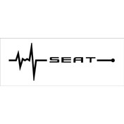 Resim TSC Sea t Nabız Kalp atışı sticker 2 adet kelebek cam 