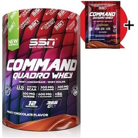 Resim SSN Sports Style Nutrition Command Quadro Whey 366 Gr (çikolata) Protein Tozu 