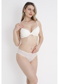 Resim Loya Kadın Ekru Nirvana Destekli Tek Sütyen Ekru 