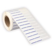 Resim GOLDİST Kuyumcu Ve Gözlük Etiketi Beyaz-mavi Çizgili 10 Mm X 76 Mm Ithal 