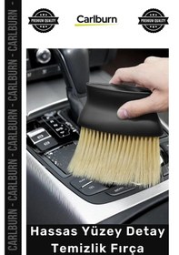 Resim Fırça Profesyonel Oto Araç İçi Temizlik Bakım Hijyen Yumuşak Uçlu Hassas Yüzey Detay Temizlik Fırça 