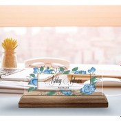 Resim Bk Gift Kişiye Özel İsimli Ahşap Tabanlı Akrilik Masa İsimliği-6, Ofis Dekoru, Mesleki Hediye, Ofis Hediyeleri Kobitmeyen137732 Bk Gift 
