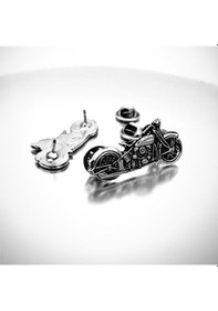 Resim Chopper Motorcu Rozet Gümüş 