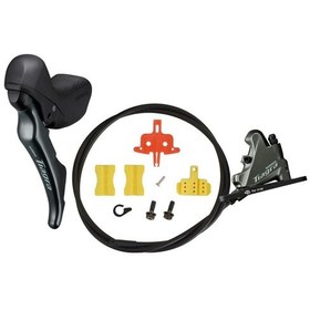Resim Shimano Tıagra St-4720+br-4770 Hidrolik Disk Fren Vites Takımı 2x10 Siyah 