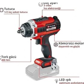 Resim Professional Akülü Darbeli Somun Sıkma Impaxxo 18/450 Power X-Change (Li-Ion, 18 V, 400 Nm, 3 Vitesli Şanzıman, Kömürsüz Motor, Akü ve Şarj Cihazı Dahil Değildir) - 4510070 