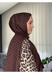 Resim Levidor S Desen Blue Jakar Şal - Kahverengi Kahverengi 