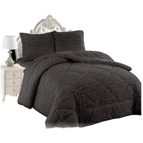 Resim Comfort Yorgan Seti Çift Kişilik Ivy Antrasit Diğer 