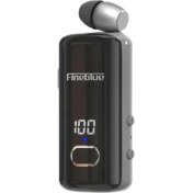 Resim Fineblue F580 Dijital Göstergeli Makaralı Titreşimli Bluetooth Kulaklık Siyah 