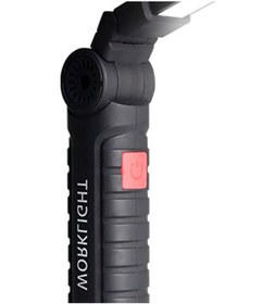 Resim Youmex Usb Şarjlı Led Feneri, 360 Döner Işık, Çift Işık Modu, Güçlü Manyetik Taban, Araç Tamiri Ve Acil Durum Işığı 