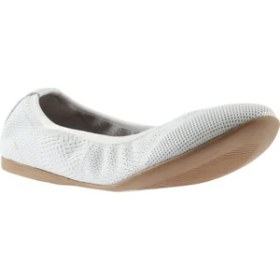 Resim Bueno Shoes Beyaz Deri Kadın Düz Babet 