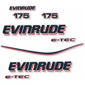 Resim Evinrude 175 Hp Tekne Sticker Etiket Modeli 
