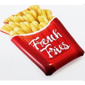 Resim Intex Patates Kızartması Yatak 175 x 132 Cm Şişme Deniz Yatağı Çok Renkli 